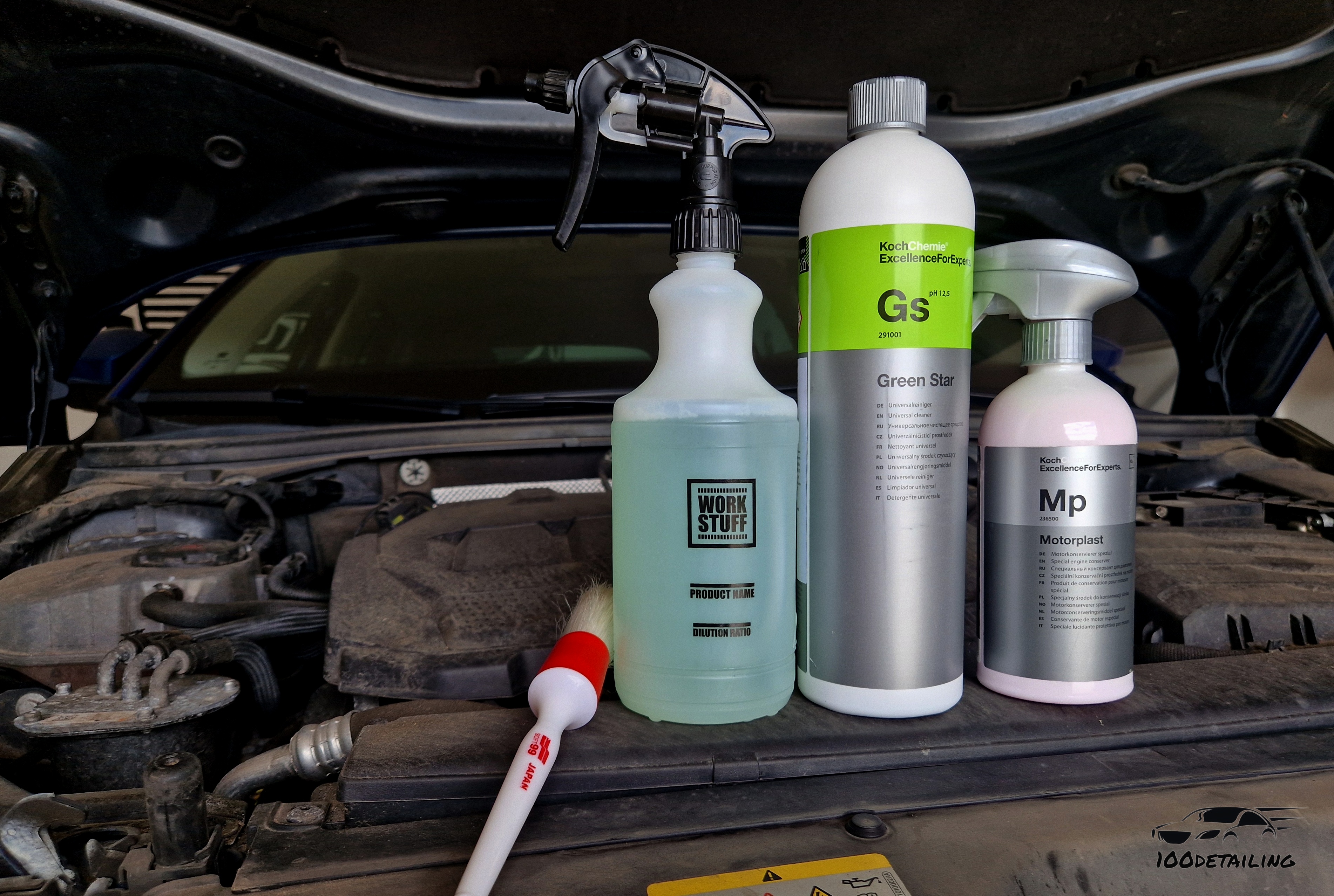Koch Chemie Motor Kit – Sada na čištění a ošetření motoru